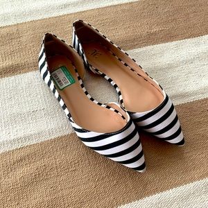 Women’s new striped ballet flats